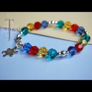 Autism Awareness Swarovski Crystal Bracelet
